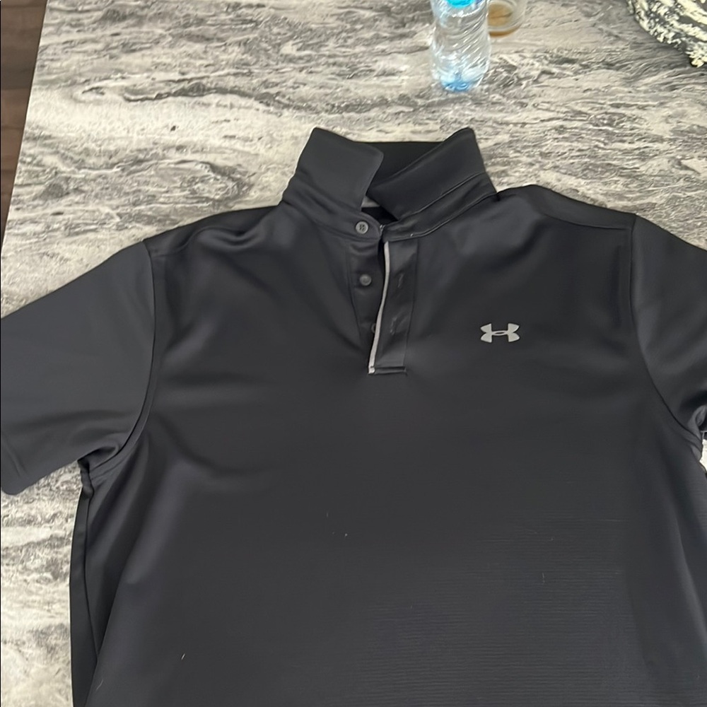 Under Armour Black Performance Polo Shirt